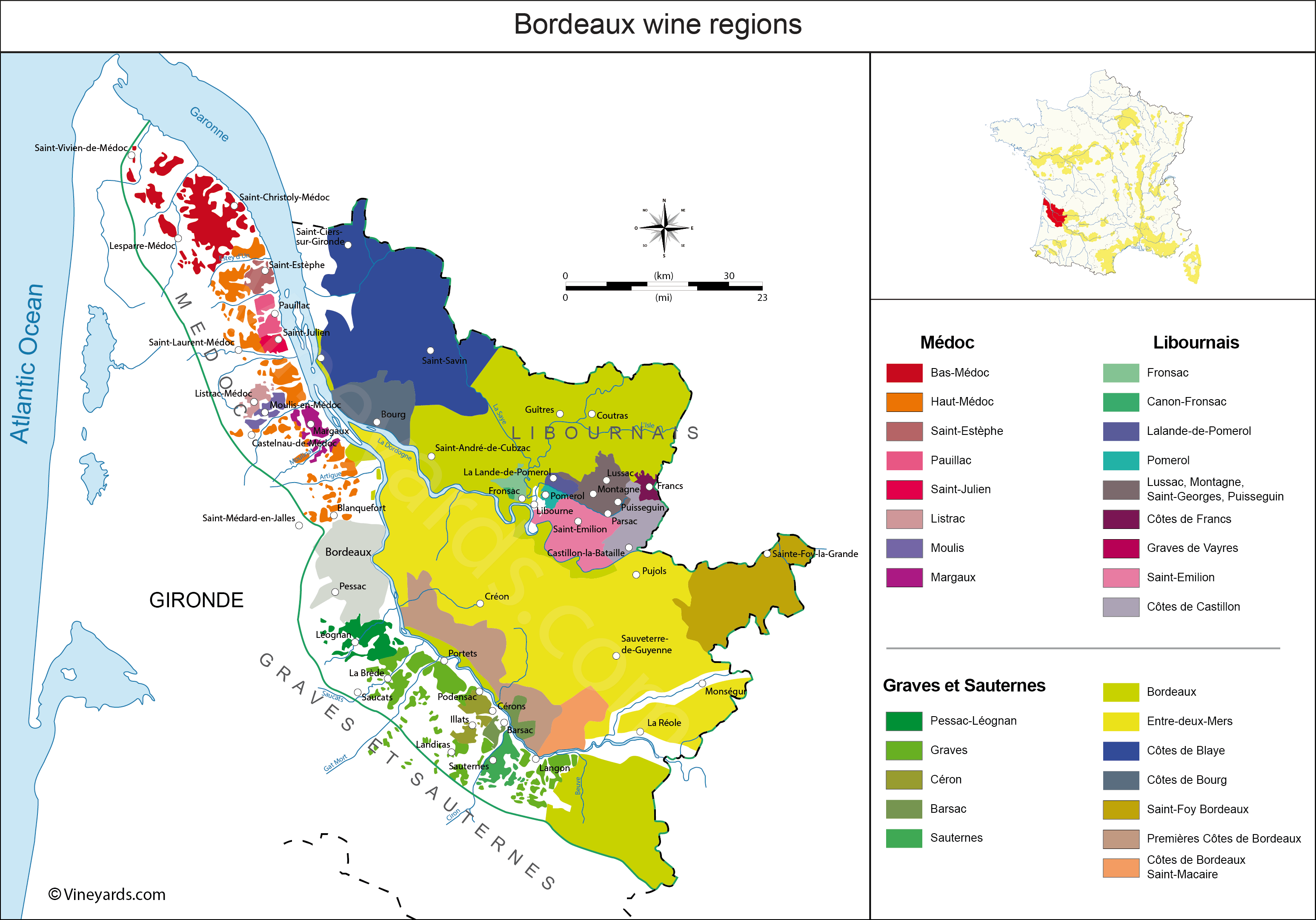Wine Regions in Bordeaux